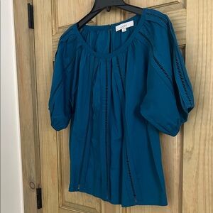 LOFT Deep Teal Blouse